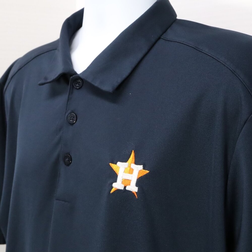 Houston Astros Antigua Polo Shirt Men’s Size XL Navy Performance Golf MLB